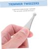 CTIRCHIU Nose Hair Trimmer Tweezers Set Round Head Nose Hair Tool for Men and Women Precision Trimming Comfortable to Hold Safe and Effective for Personal Grooming view 3