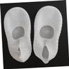 CTIRCHIU Silicone Boat Socks for Dry Cracked Feet and Heels Moisturizing Gel Socks Breathable Slip Design White Treatment for Softening Calluses and Rough Skin view 2