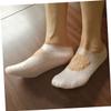 CTIRCHIU Silicone Boat Socks for Dry Cracked Feet and Heels Moisturizing Gel Socks Breathable Slip Design White Treatment for Softening Calluses and Rough Skin view 4