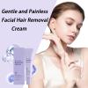 Gentle and Painless Facial Hair Removal Cream, Facial Hair Removal Cream for Women and Men,Effective Quick Painless Gentle and Soothing Face Hair Removers (1, 3Pcs) view 2