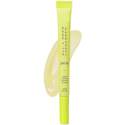 DK All I Need Lipscreen with SPF 30 & 2% Kojic Acid - Moisturizing, Sun Protection | Hyphen | Smooth Lips, Tan Removal for Women and Men | Lip Balm SPF | Chapped Dry Lips | Peptide- 10 gm