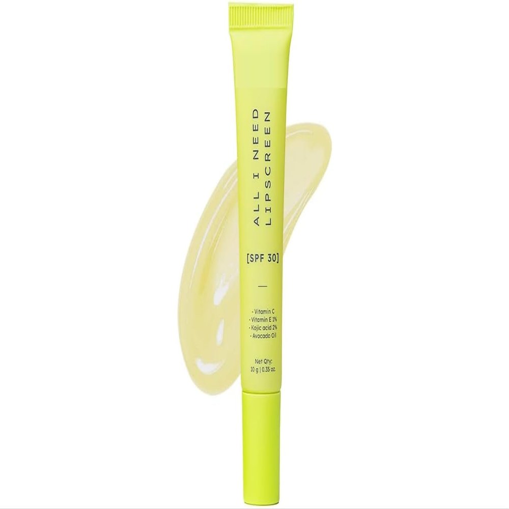 DK All I Need Lipscreen with SPF 30 & 2% Kojic Acid - Moisturizing, Sun Protection | Hyphen | Smooth Lips, Tan Removal for Women and Men | Lip Balm SPF | Chapped Dry Lips | Peptide- 10 gm