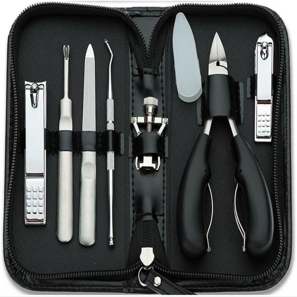 KswyyuwxgqI Stainless Steel Pedicure Tools Set for Toenails and Fingernails with Nail Groove Professional Nail Care Kit
