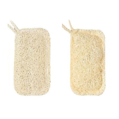2 Pieces of Pure Natural loofah Sponge,loofah Sponge for Washing Dishes and Taking a Bath, exfoliating Bath Sponge, Zero Waste and no Chemicals | Unbleached