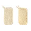 2 Pieces of Pure Natural loofah Sponge,loofah Sponge for Washing Dishes and Taking a Bath, exfoliating Bath Sponge, Zero Waste and no Chemicals | Unbleached view 1