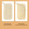 2 Pieces of Pure Natural loofah Sponge,loofah Sponge for Washing Dishes and Taking a Bath, exfoliating Bath Sponge, Zero Waste and no Chemicals | Unbleached view 2