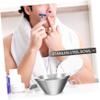 FRCOLOR 3pcs Men Shaving Bowl Cup for Daily Shaving Needs Comfortable and for Men view 2