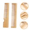 Beavorty 2pcs Mustache Comb Set Fine Tooth Pocket Comb for Beard Grooming and Smoothing Travel-friendly Design for Men s Facial Hair Care view 4