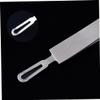 VALICLUD Stainless Steel Eyebrow Tweezers Set Multi-functional Eyebrow Clips for Women and Men Precision Makeup Tools Silver Finish view 2
