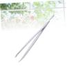 VALICLUD Stainless Steel Eyebrow Tweezers Set Multi-functional Eyebrow Clips for Women and Men Precision Makeup Tools Silver Finish view 3