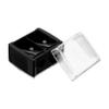 VICASKY 1pc Double Hole Pencil Sharpener for Eyebrow Lip Liner Eyeliner Portable Sharpener Black for Makeup Enthusiasts Easy to Use and Carry view 1