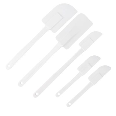 NonStick Silicone Wax Spatula Set, Reusable Waxing Stirrer Applicator for Home and Salon Use, HighTemperature Multifunctional Sticks - 5pcs