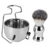 BESTYASH 1set Men Shaving Kit Shaving Brush Bowl and Cleaning Brush for Comfortable and Convenient view 1