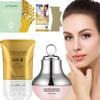 Nascence AH-8 Neck and Eye Cream Set with Electric Massage Tightening, Anti-Wrinkle Treatment with Red Light, Deep Moisturizer Bundle Care (neck eye and tap) view 1