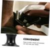 BESTYASH Men's Universal Alloy Shaving Razor Stand Brush Holder Adjustable Height for Wet and Dry Shaving Bathroom Countertop Accessory view 3