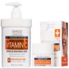 Advanced Clinicals Brightening Vitamin C Body Cream Lotion + Vitamin C & Caffeine Eye Cream Face Moisturizer Skin Care Set For Women, Men, & Dark Spots, 2pc Bundle view 1