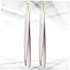VALICLUD 2pcs Dual-use Stainless Steel Eyebrow Tweezers for Makeup and Grooming Ergonomic Design for Precise Application for Eyebrows and False Eyelashes and Lightweight view 2