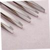 VALICLUD 2pcs Dual-use Stainless Steel Eyebrow Tweezers for Makeup and Grooming Ergonomic Design for Precise Application for Eyebrows and False Eyelashes and Lightweight view 3