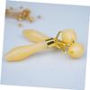 Healvian Jade Beauty Eye Roller Yellow Jade Facial Roller for Skin Care Reducing Puffiness and Dark Circles Easy to Use at view 2