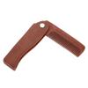 Beard Comb, Mustache Comb Smooth Teeth for Comfort Folding Beard Brush for and Hair Grooming view 2
