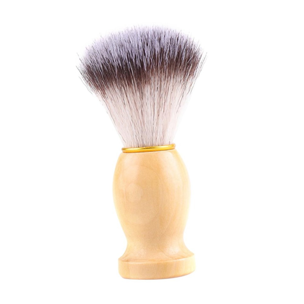 BESTYASH 1pc Wooden Handle Shaving Brush for Men Beard Cleaning Tool Beard Care Brush for Shaving Personal Care Supply Father Day