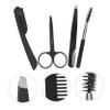 Beaupretty 2sets Eyebrow Grooming Kit Eyebrow Scissors Tweezers Brush for Precision Shaping Trimming Styling for Professional and Home Use view 3