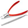Treatonic Ingrown Toenail Clipper Removal Kit - Toenail Clippers for Thick, Fungal-Damaged, Curved Nails with Lifter & File, Long-Handle Pedicure Tools for Men, Women & Seniors view 1