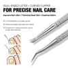 Treatonic Ingrown Toenail Clipper Removal Kit - Toenail Clippers for Thick, Fungal-Damaged, Curved Nails with Lifter & File, Long-Handle Pedicure Tools for Men, Women & Seniors view 3