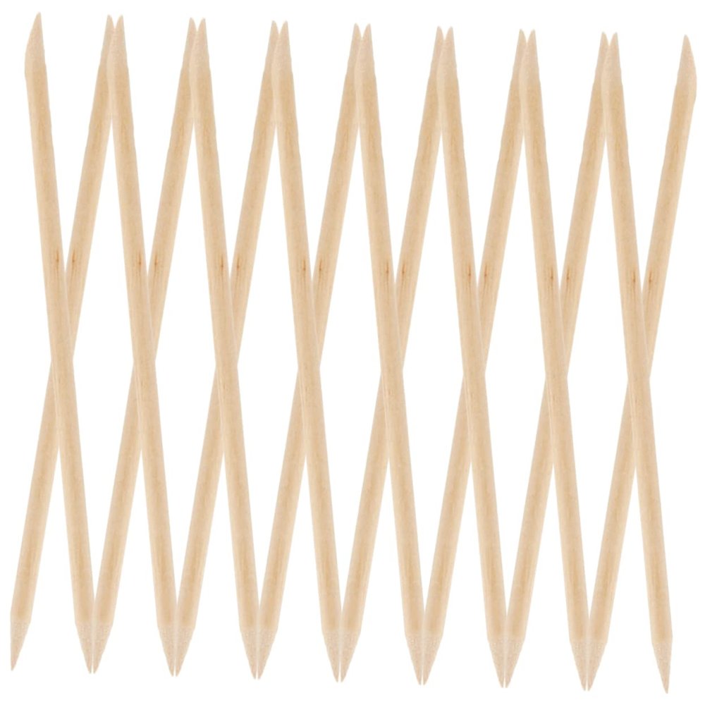 HONITANO 200pcs Manicure Sticks Wood Nail Sticks Cuticle Pusher for Nails Professional Manicure Supplies