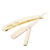TOGEVAL Golden Facial Hair Razor Manual Shaving Tool Handheld Shaver for Men Women Multipurpose Hair Cutter for Home Use Comfortable to Hold Design view 1