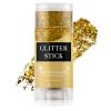 Gold Body & Face Glitter Stick,WaterproofLong-LastingSparkling for Singer Concert Outfits, Festival Rave Mermaid Accessories Chunky Glitter Makeup for Women (01# Gold) view 1