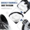 Foldable Shaving Bowl with Carabiner, Silicone Shave Mug for Men, Quick Lather Shaving Cream Bowl, Portable Travel Shaving Soap Bowl, Non-Slip Base, Lightweight Collapsible Design view 2