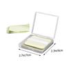 DECOMELODY Tea Oil Blotting Paper for Oily Skin 100 Sheets Absorbent Face Oil Sheets Powder Puff for Men and Women for Makeup Touch-Ups view 2