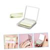 DECOMELODY Tea Oil Blotting Paper for Oily Skin 100 Sheets Absorbent Face Oil Sheets Powder Puff for Men and Women for Makeup Touch-Ups view 4
