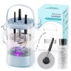 Electric Makeup Brush Cleaner - 9000 RPM Makeup Brush Cleaning Machine, IP65 Waterproof Automatic Makeup Brush Cleaner for Makeup Sponges and Brushes(Blue) view 1