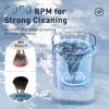 Electric Makeup Brush Cleaner - 9000 RPM Makeup Brush Cleaning Machine, IP65 Waterproof Automatic Makeup Brush Cleaner for Makeup Sponges and Brushes(Blue) view 2