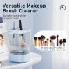 Electric Makeup Brush Cleaner - 9000 RPM Makeup Brush Cleaning Machine, IP65 Waterproof Automatic Makeup Brush Cleaner for Makeup Sponges and Brushes(Blue) view 3