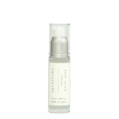 ametsuchi Hand Serum Yuzu with Onsen Water, Sulfate- Free & Paraben Free, Lightweight, Deep Hydration, Made in Japan