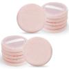 12 PCS Setting Powder Puff Round Pink Makeup Powder Puffs Round Cotton Powders Puffs Cotton Cosmetic Puff Mini Portable Sponge Cushion for Foundation Settings view 1