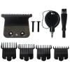 707B Replacement Blade Compatible for BaBylis-PRO FX787 & FX726 Trimmers, Replacement Blades with 4 Guards Set 1 Screwdriver Compatible for BaByliss Trimmer (Black) view 1