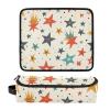 2 in 1 Hair Tools Organizer and Heat Resistant Mat with Zipper Carrying Case Flat Curling Iron Waterproof Organizer for Flat Irons, Straighteners, Curling Irons, Crown Stars Pattern Travel view 3