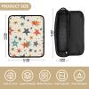 2 in 1 Hair Tools Organizer and Heat Resistant Mat with Zipper Carrying Case Flat Curling Iron Waterproof Organizer for Flat Irons, Straighteners, Curling Irons, Crown Stars Pattern Travel view 4