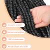 Pre-twisted Passion Twist Crochet Hair 14 Inch 8 Packs Crochet Passion Twist with Curly Ends, Ombre Grey Pre Looped Passion Twist Hair Crochet Twist Braids Bohemian Crochet Hair for Black Women view 4