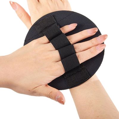 AIYUNC Exfoliating Gloves, Body Scrubber Bath Shower Silicone Exfoliates Gently for Shower, Spa, Dead Skin Cell Remover Black,5.3inch