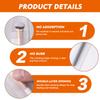 10Pcs 55x211cm/2.2x8.3 inch Translucent Frosted EVA Makeup Brush Guard Protectors Make Up Brush Holding Pouch Organizer Cosmetic Brushes Pen Portable Bags for Travel Home Use (Not Include Brushes) view 3