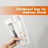 10Pcs 55x211cm/2.2x8.3 inch Translucent Frosted EVA Makeup Brush Guard Protectors Make Up Brush Holding Pouch Organizer Cosmetic Brushes Pen Portable Bags for Travel Home Use (Not Include Brushes) view 4
