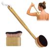 2-Piece Self Tanner Brush Set  Long Handle Lotion Applicator For Back and Kabuki Brush for Self Tanner, Body Makeup Brush for Bronzer, Creams, Mousse & Sunless Tanners view 1