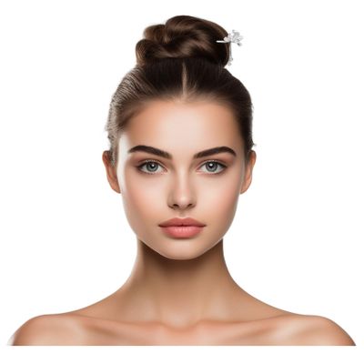 HangErFeng Women Silver Accessories Flower Shape Hairpin 871