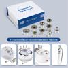 Diamond Dermabrasion Head, Microdermabrasion 9 Tips, Exfoliator Home Facial Dermabrasion Tool view 3