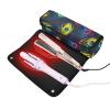 2 in 1 Hair Tools Organizer with Removable Heat Resistant Mat Waterproof Flat Curling Irong Travel Organizer for Straigheners, Curling Iron, Hair Dryer, Colorful Peacock Feathers Women view 2